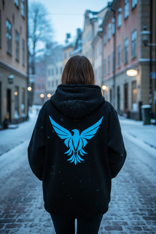 Fluffy Boxcut Hoodie Rücken