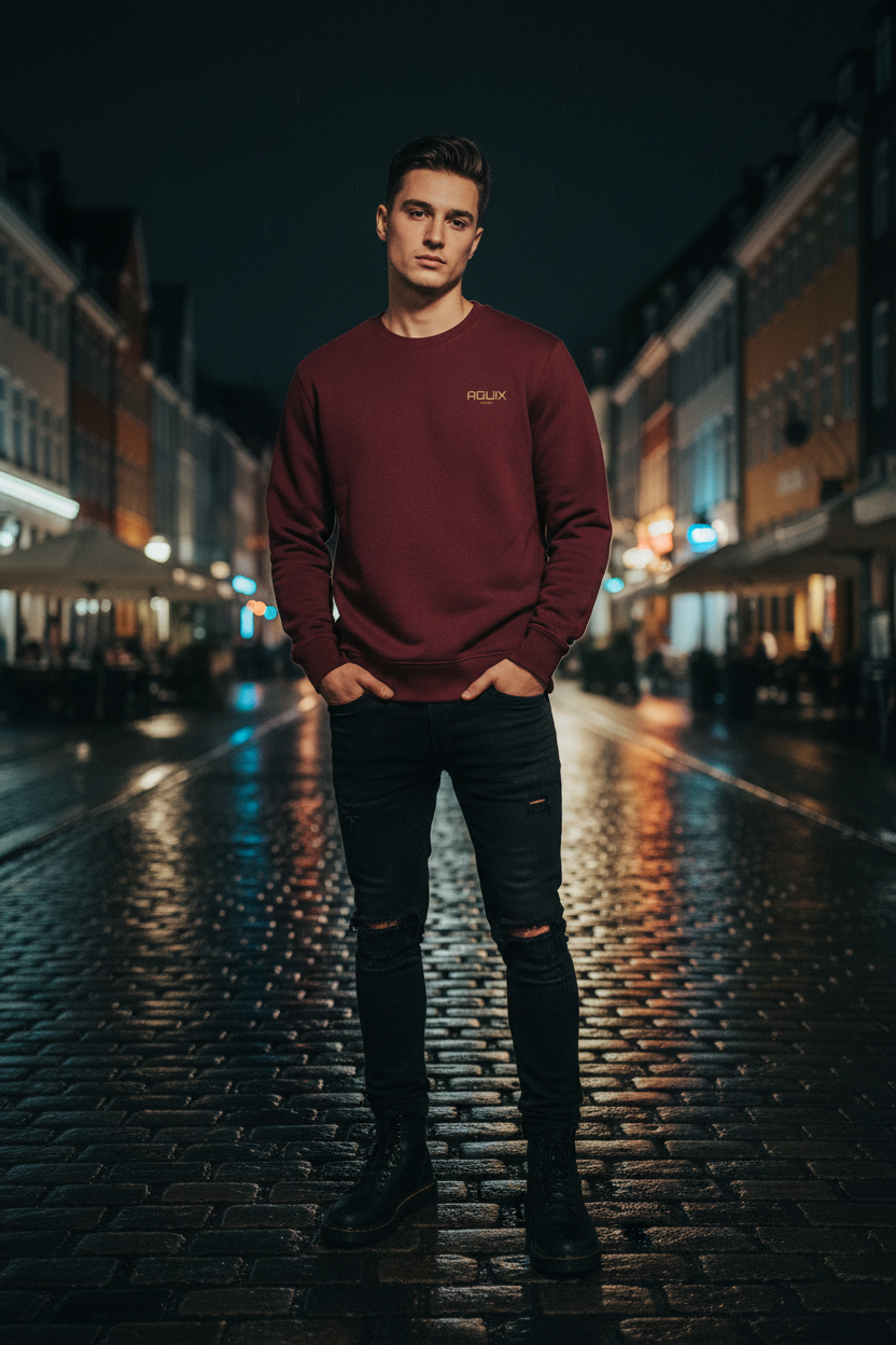 AGX Organic Basic Unisex Sweatshirt - Copenhagen