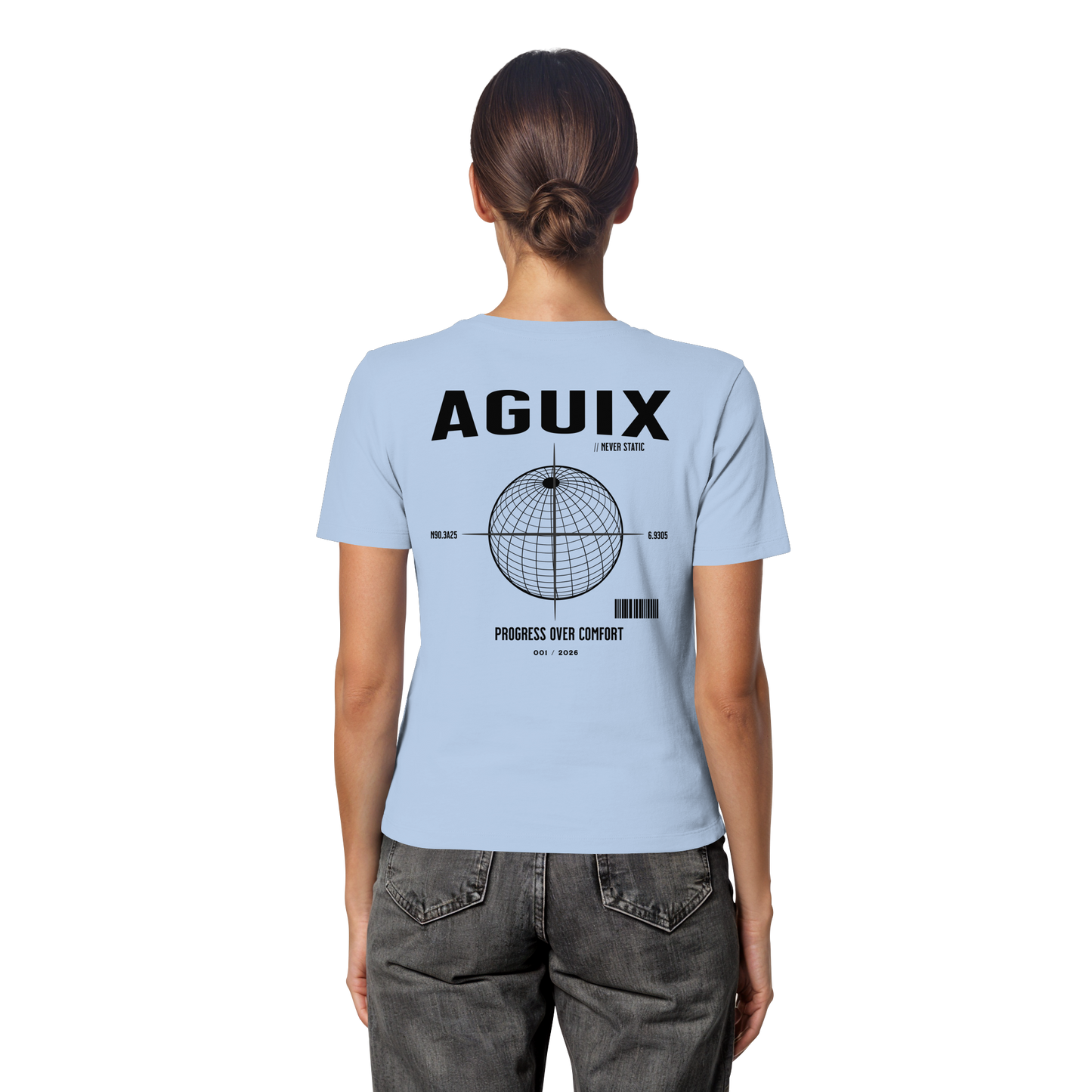 Never Static - Fitted Ladies Organic Shirt