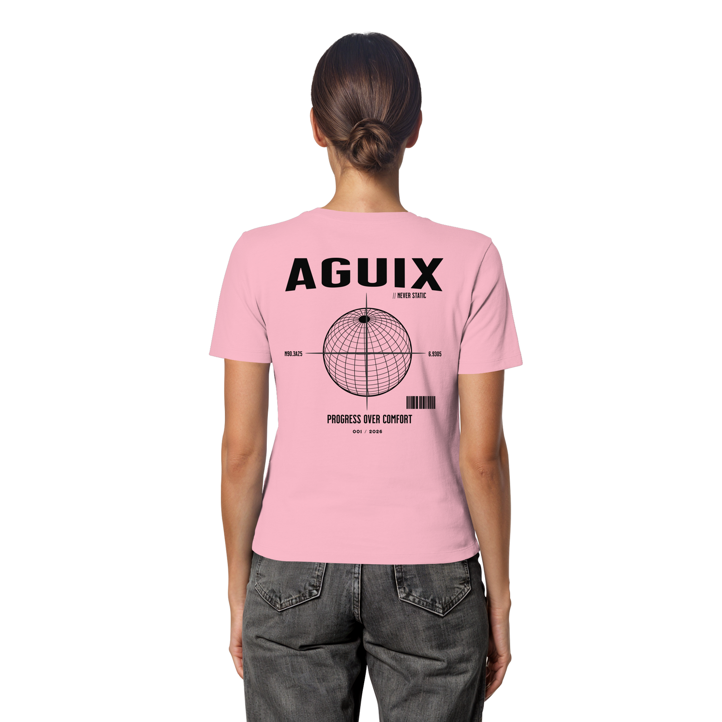 Never Static - Fitted Ladies Organic Shirt