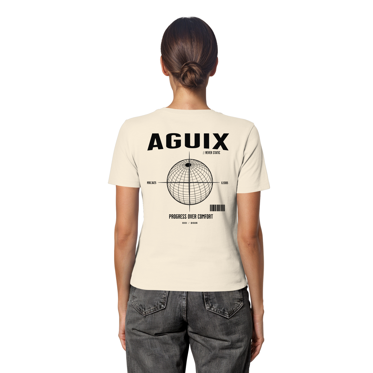 Never Static - Fitted Ladies Organic Shirt