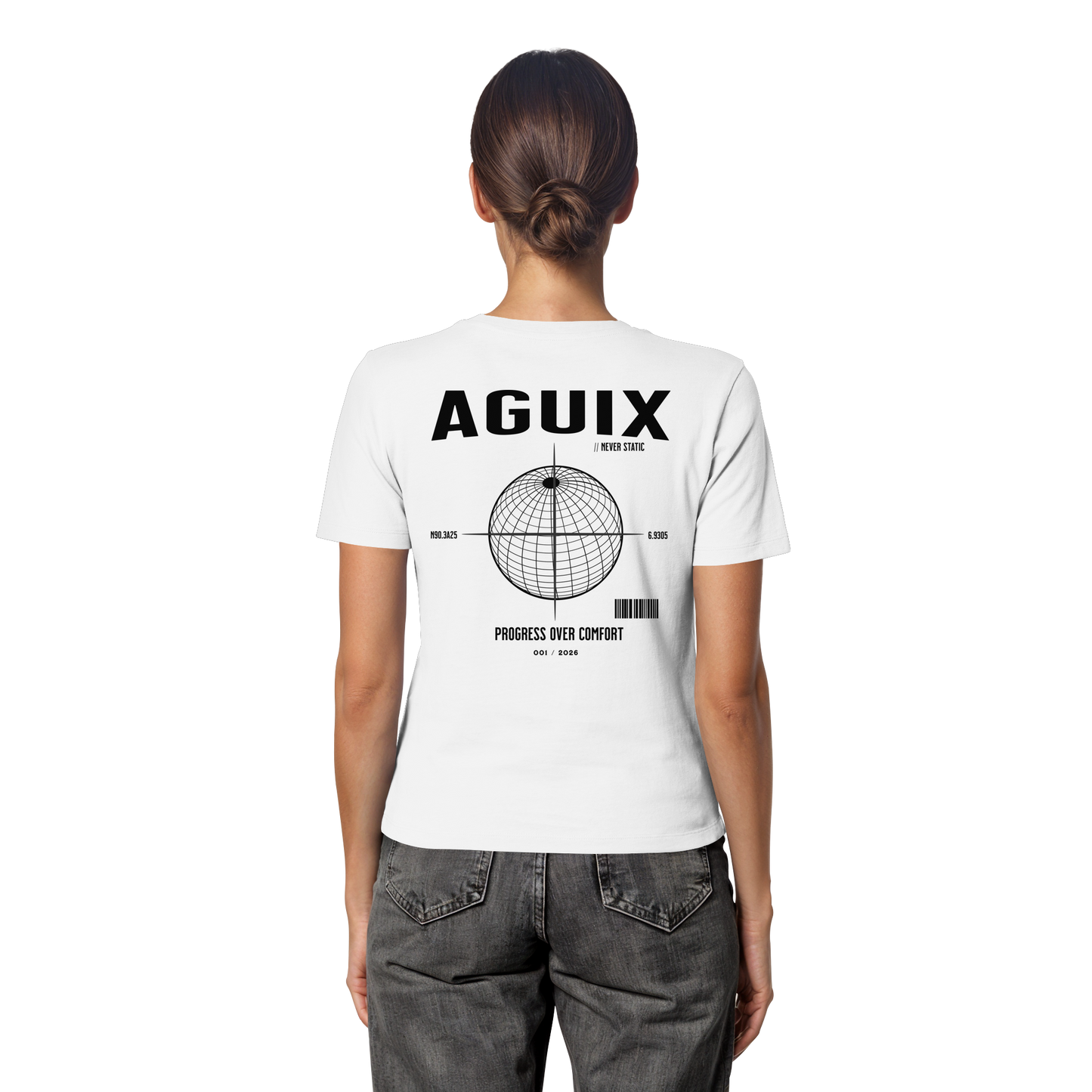 Never Static - Fitted Ladies Organic Shirt