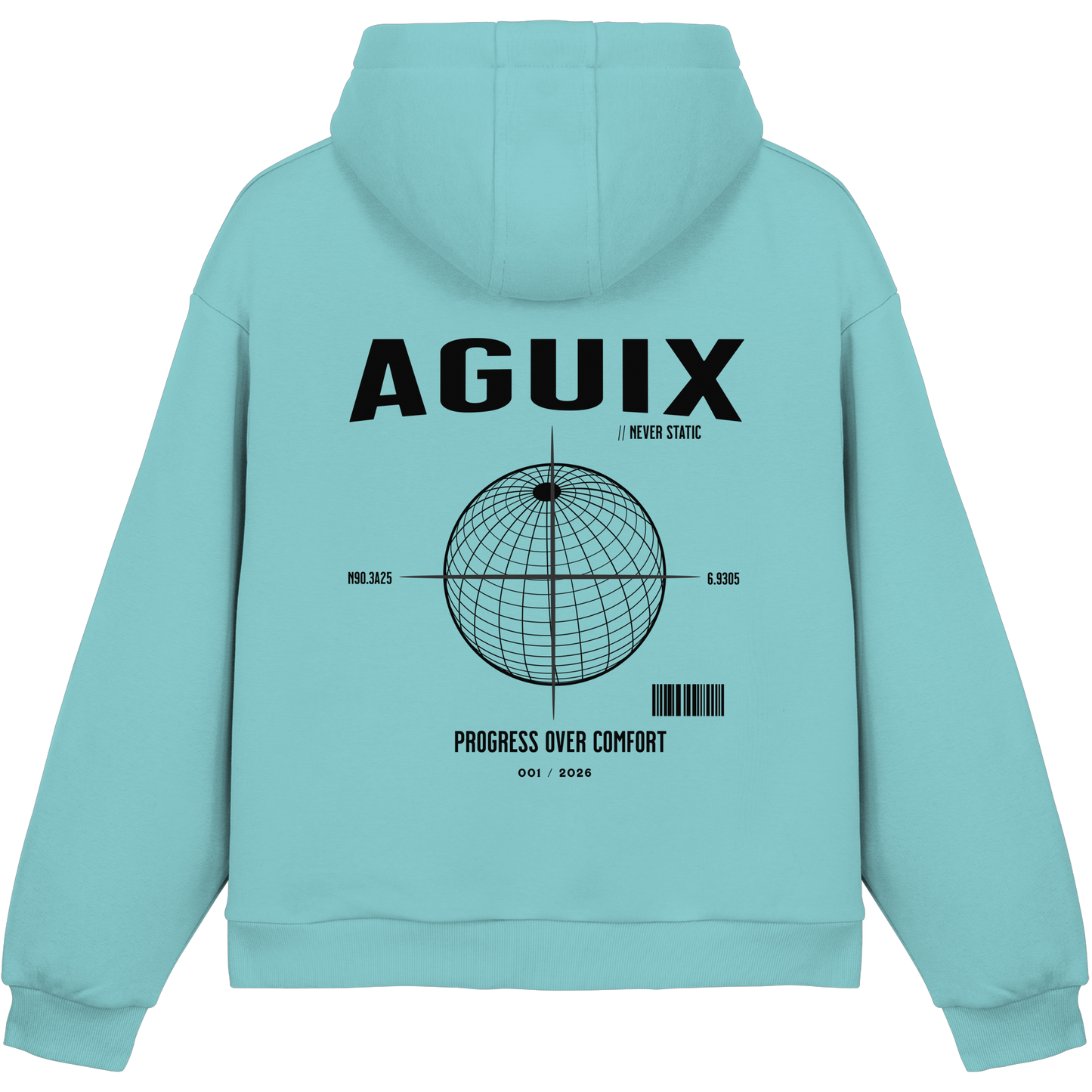 Never Static - Fluffy Boxcut Hoodie