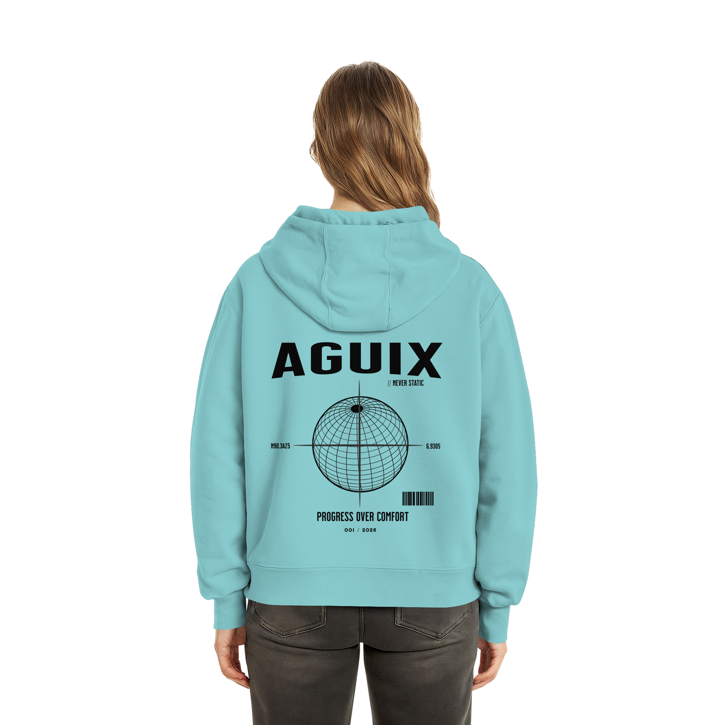Never Static - Fluffy Boxcut Hoodie