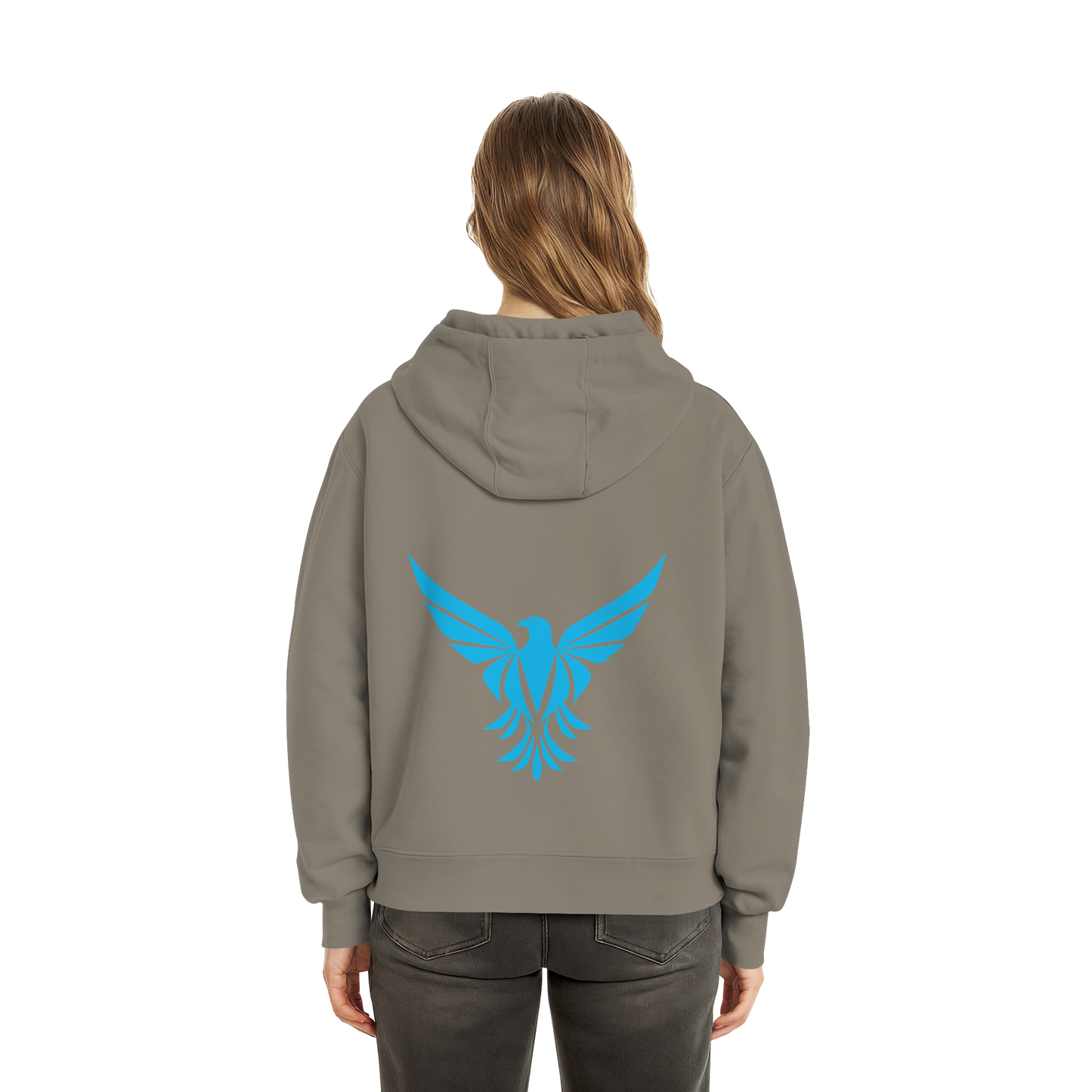 Aguix Basic - Sudadera con capucha corta afelpada