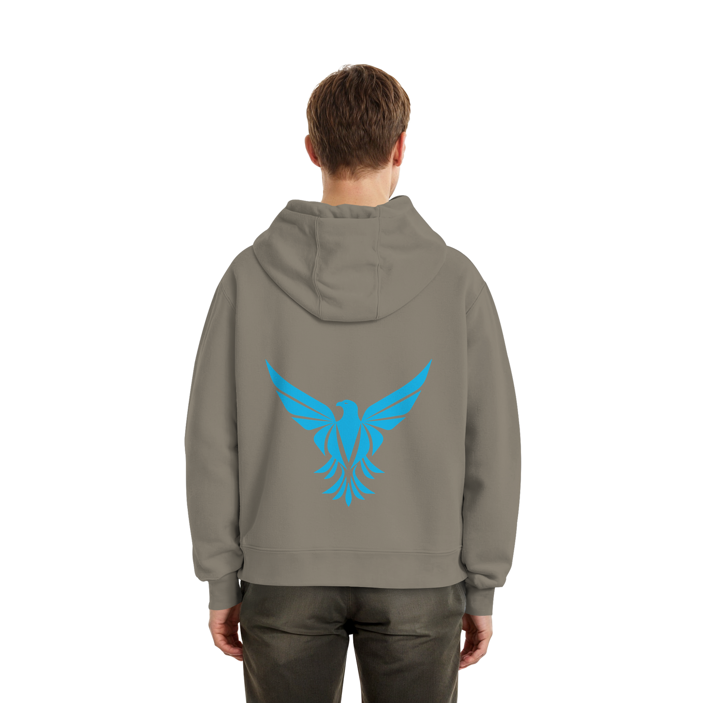 Aguix Basic - Sudadera con capucha corta afelpada