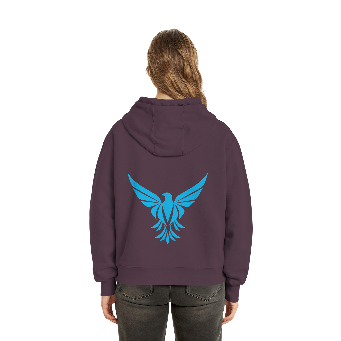 Aguix Basic - Sudadera con capucha corta afelpada