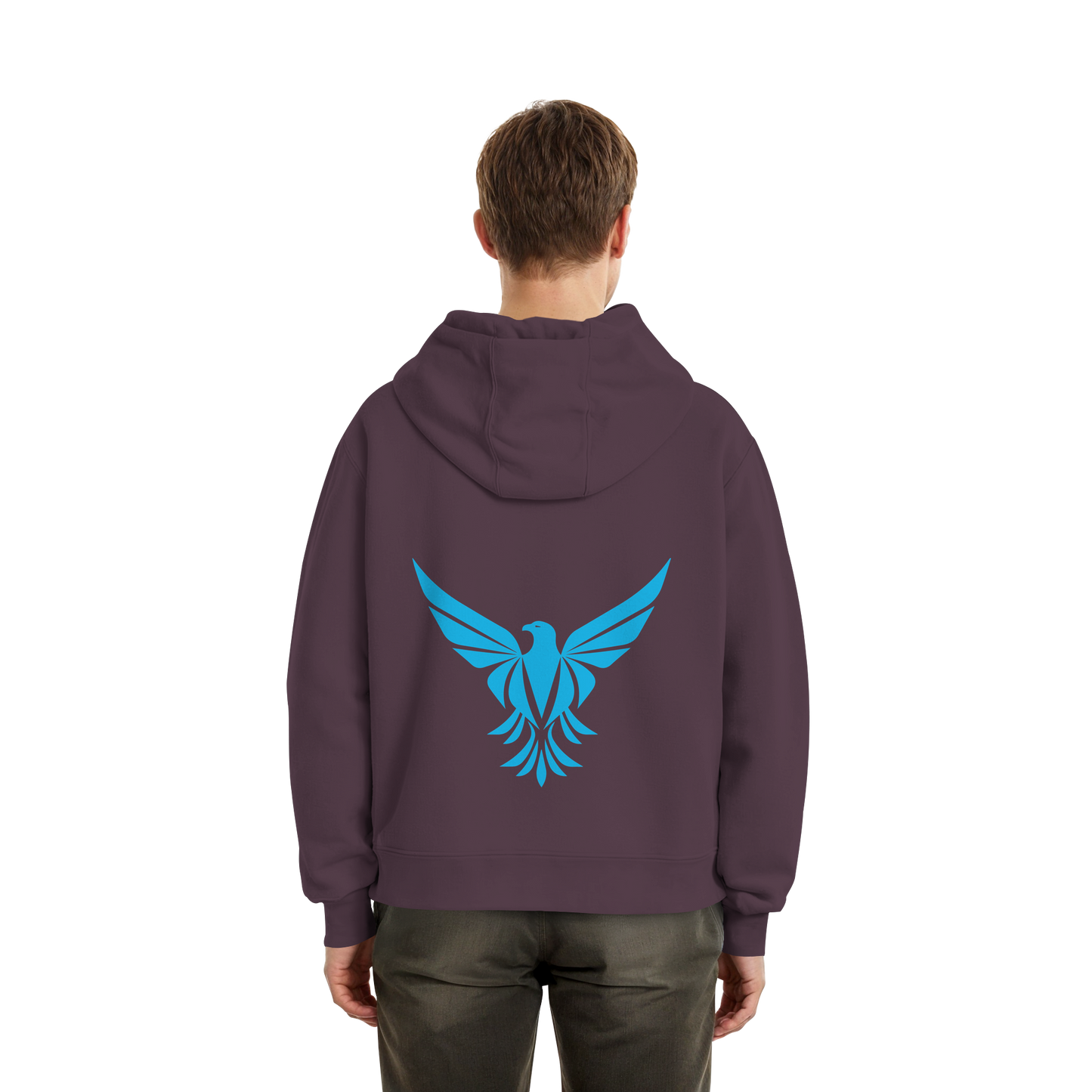 Aguix Basic - Sudadera con capucha corta afelpada