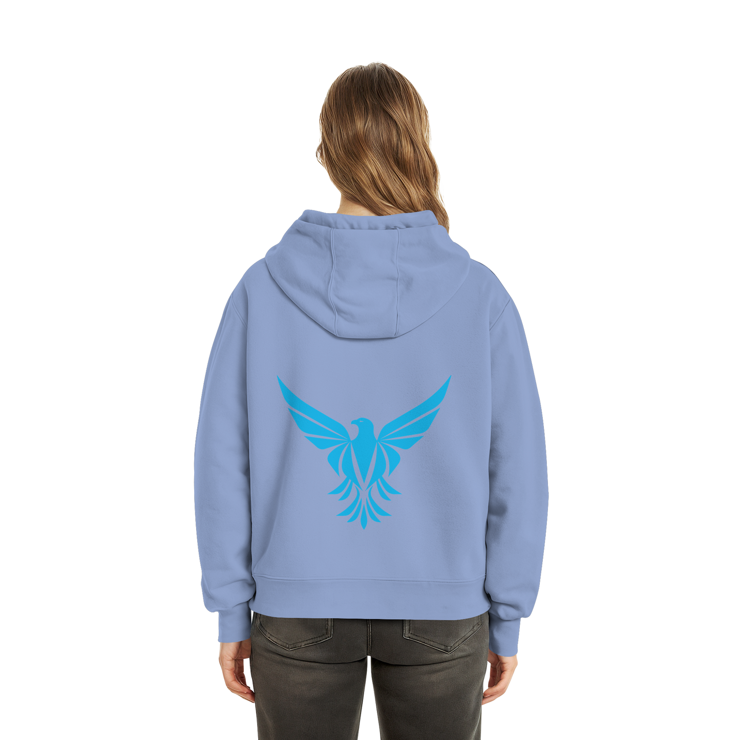 Aguix Basic - Sudadera con capucha corta afelpada