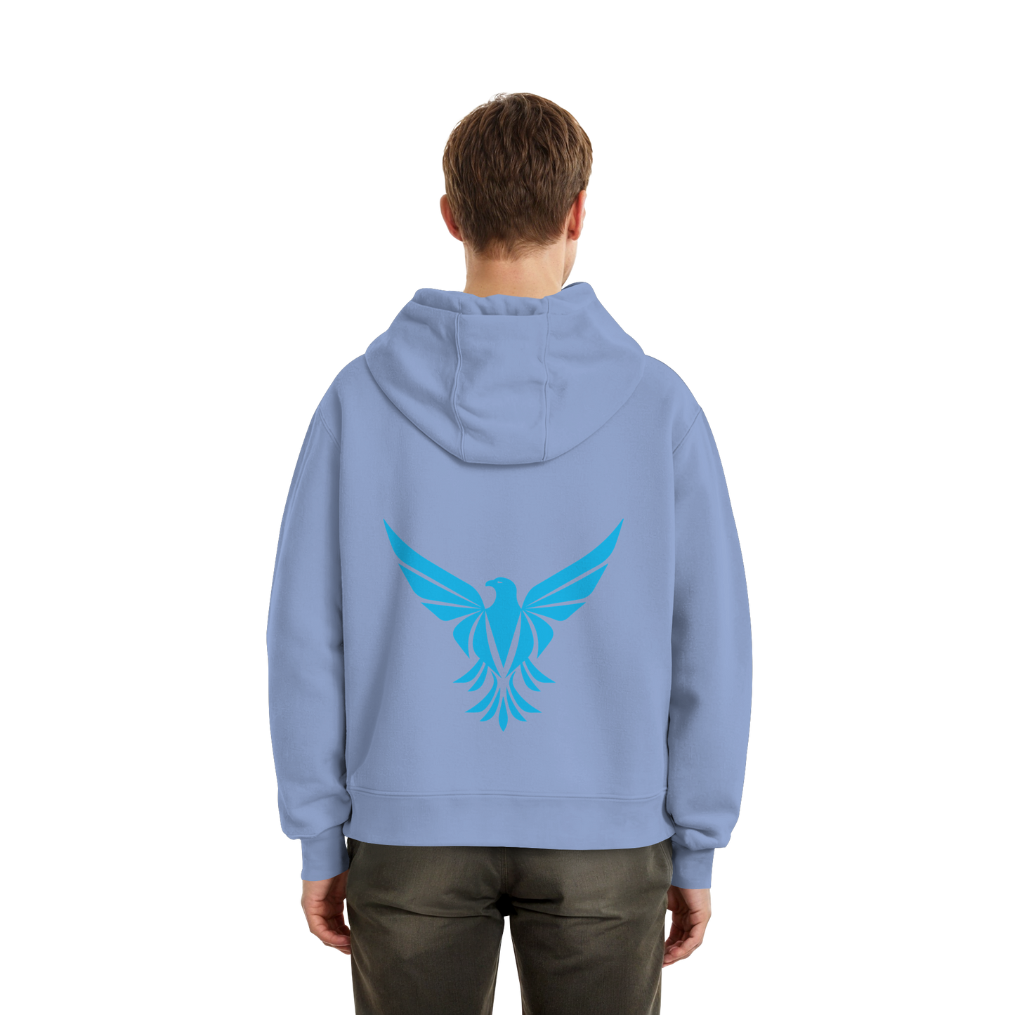 Aguix Basic - Sudadera con capucha corta afelpada