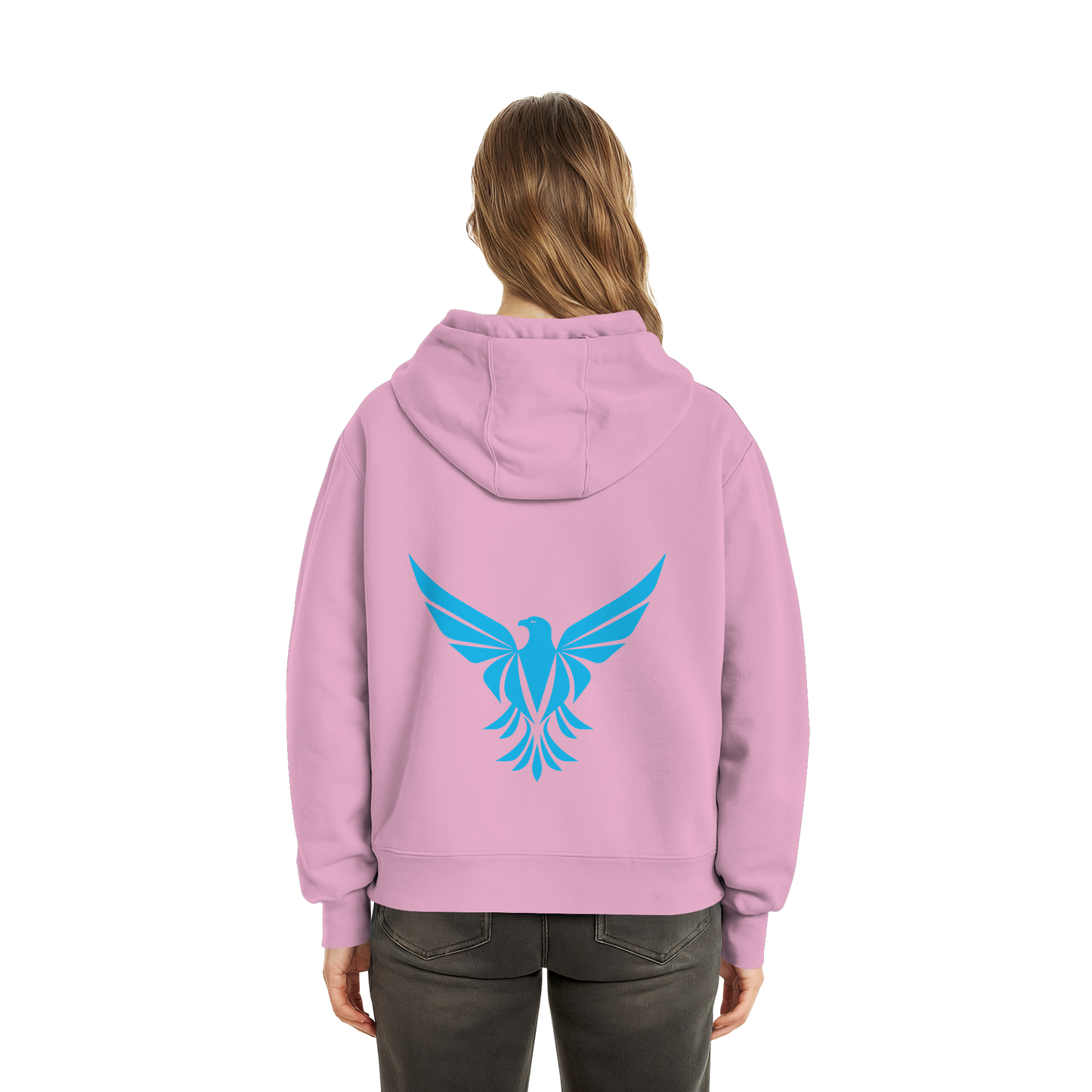 Aguix Basic - Sudadera con capucha corta afelpada