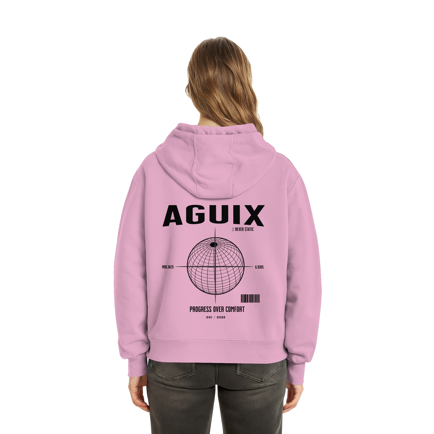 Never Static - Fluffy Boxcut Hoodie