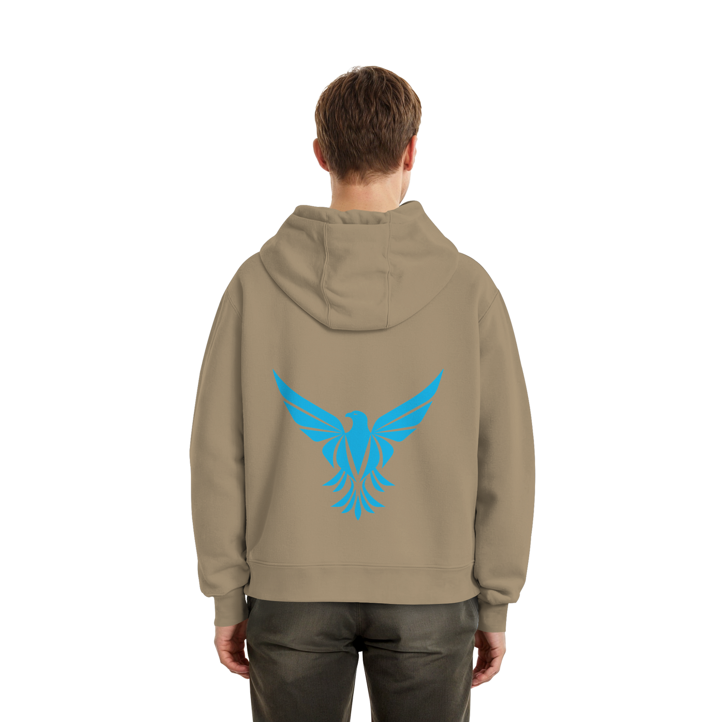 Aguix Basic - Sudadera con capucha corta afelpada