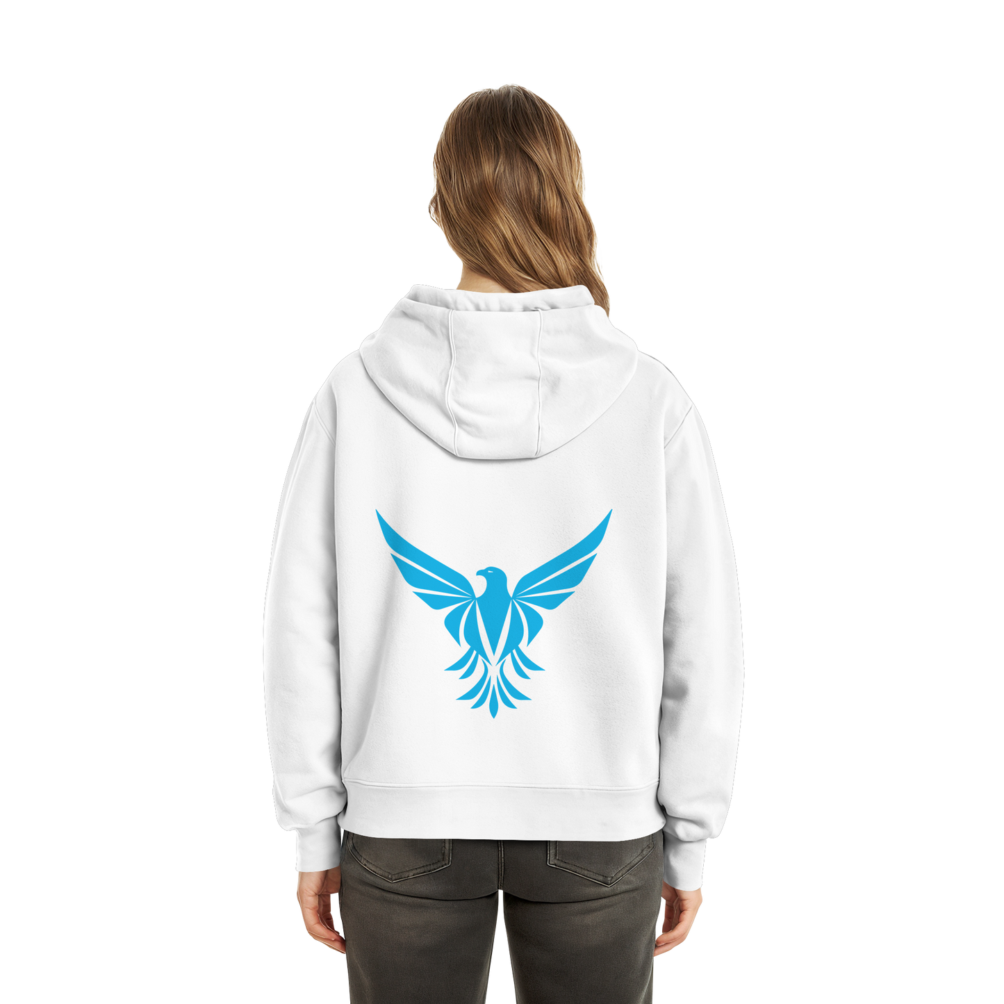 Aguix Basic - Sudadera con capucha corta afelpada