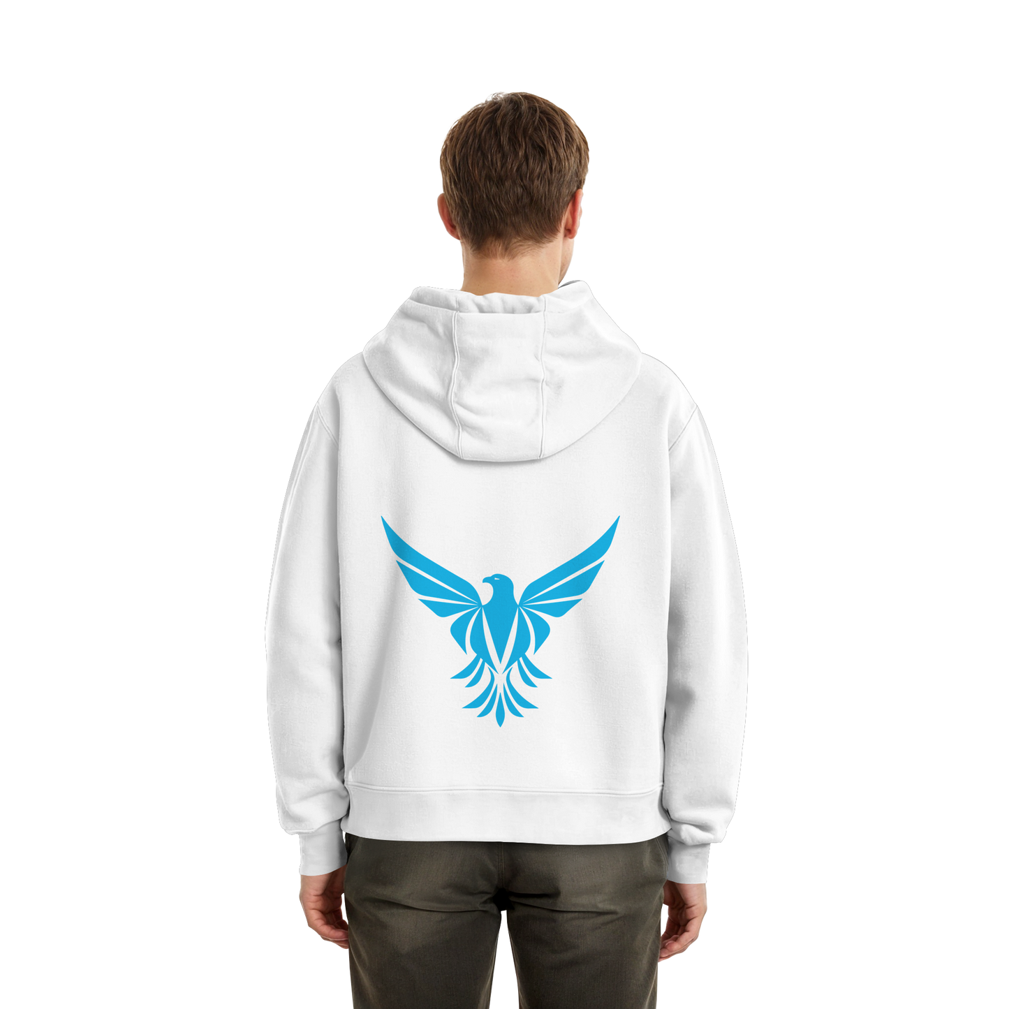Aguix Basic - Sudadera con capucha corta afelpada