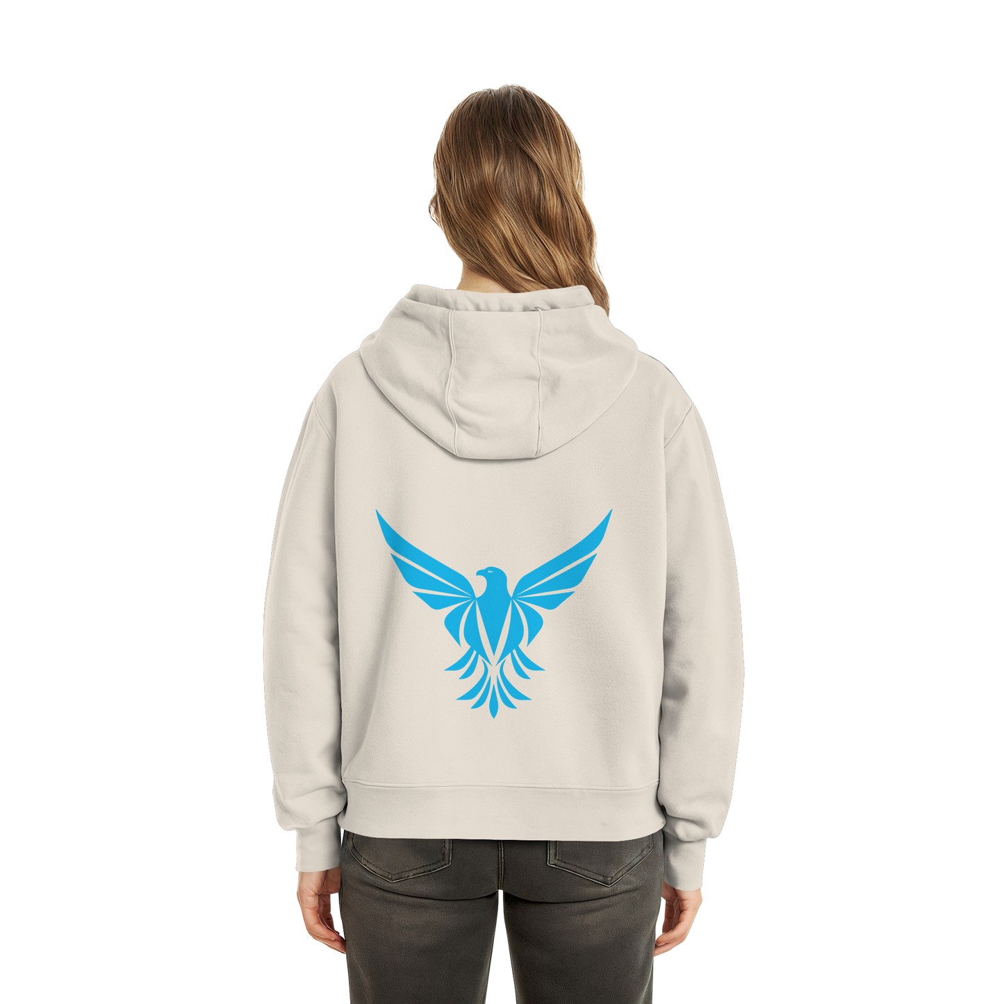 Aguix Basic - Sudadera con capucha corta afelpada