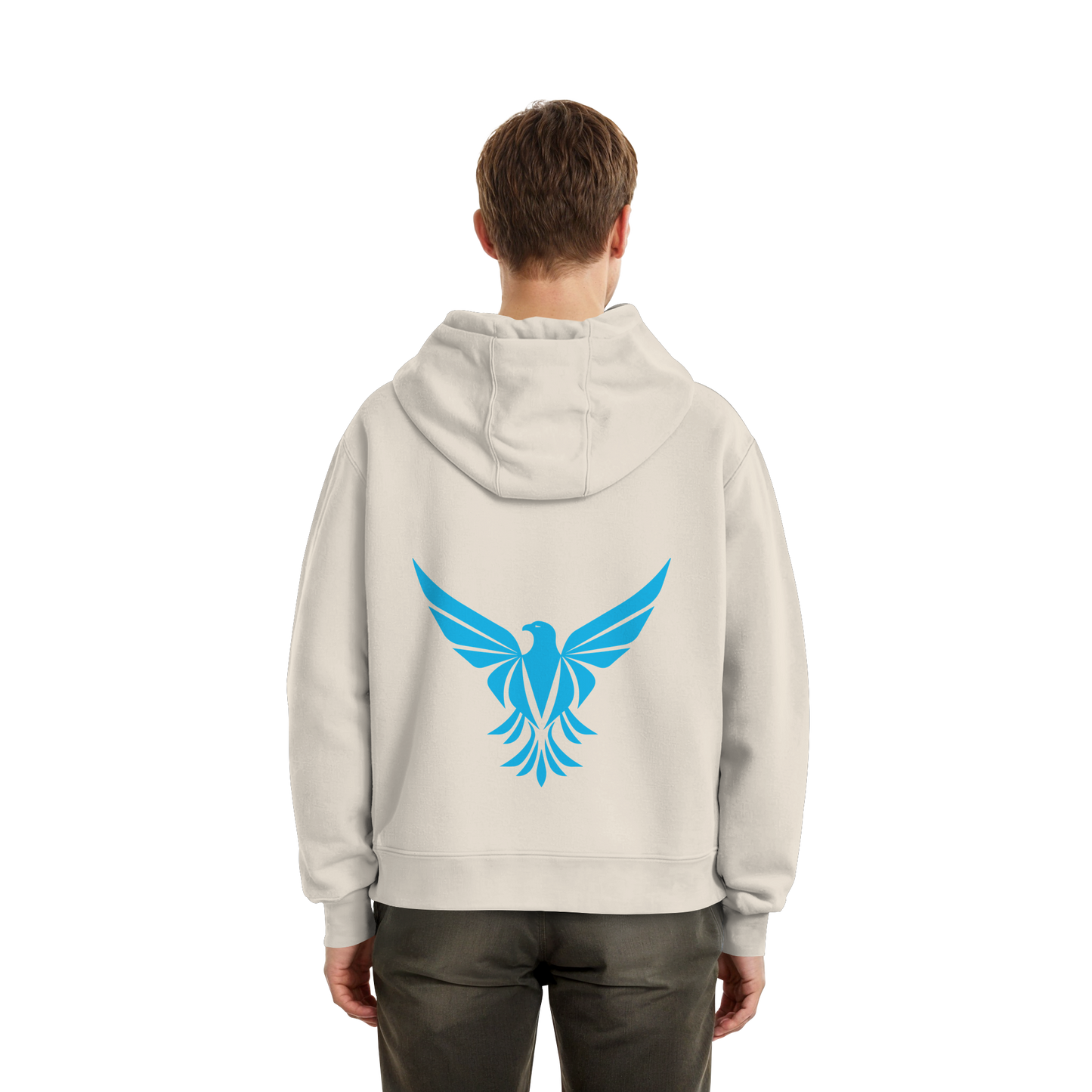 Aguix Basic - Sudadera con capucha corta afelpada
