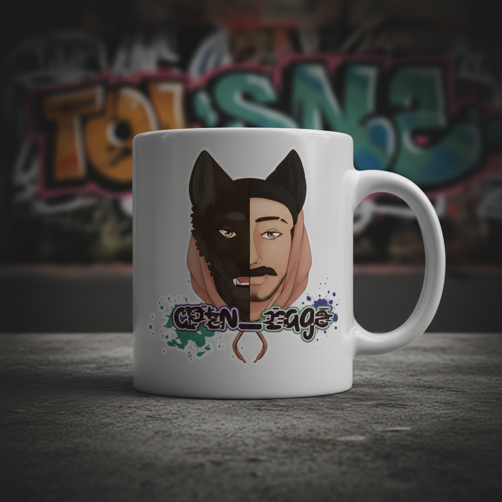 CPTN_RAGE Tasse matt