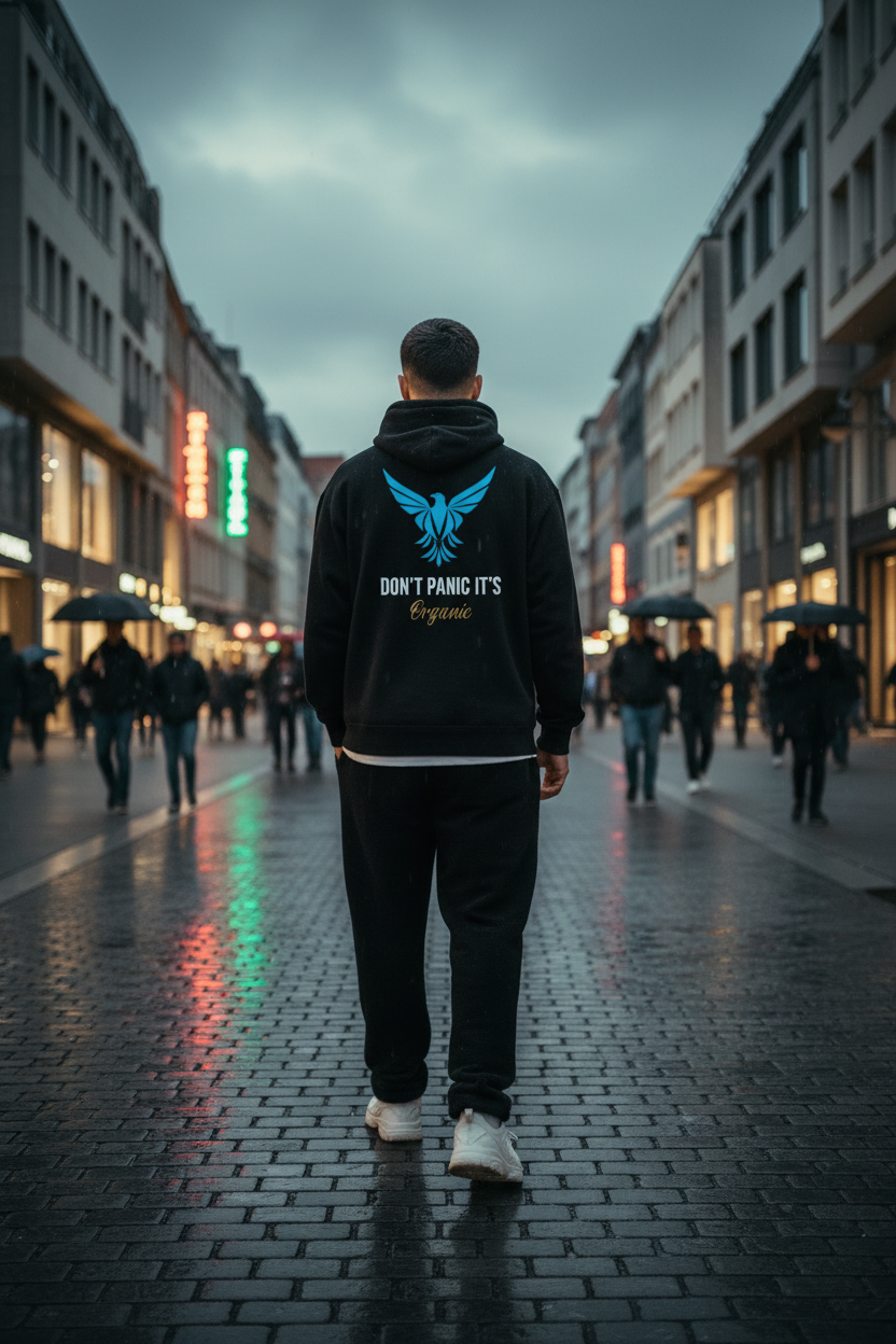 Don't Panic – Organic Basic Hoodie