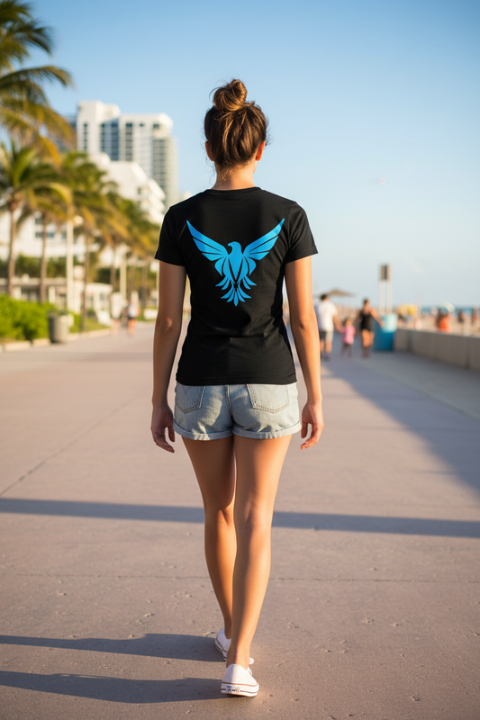 Fitted Ladies Organic Shirt Rücken
