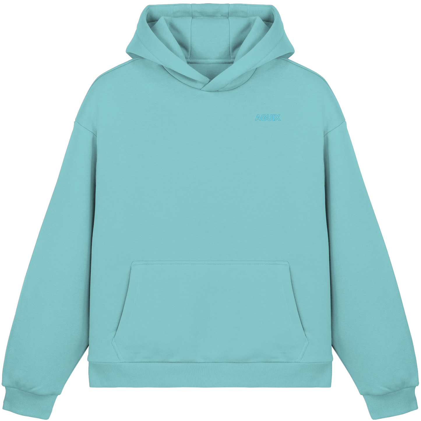 Aguix Basic - Sudadera con capucha corta afelpada