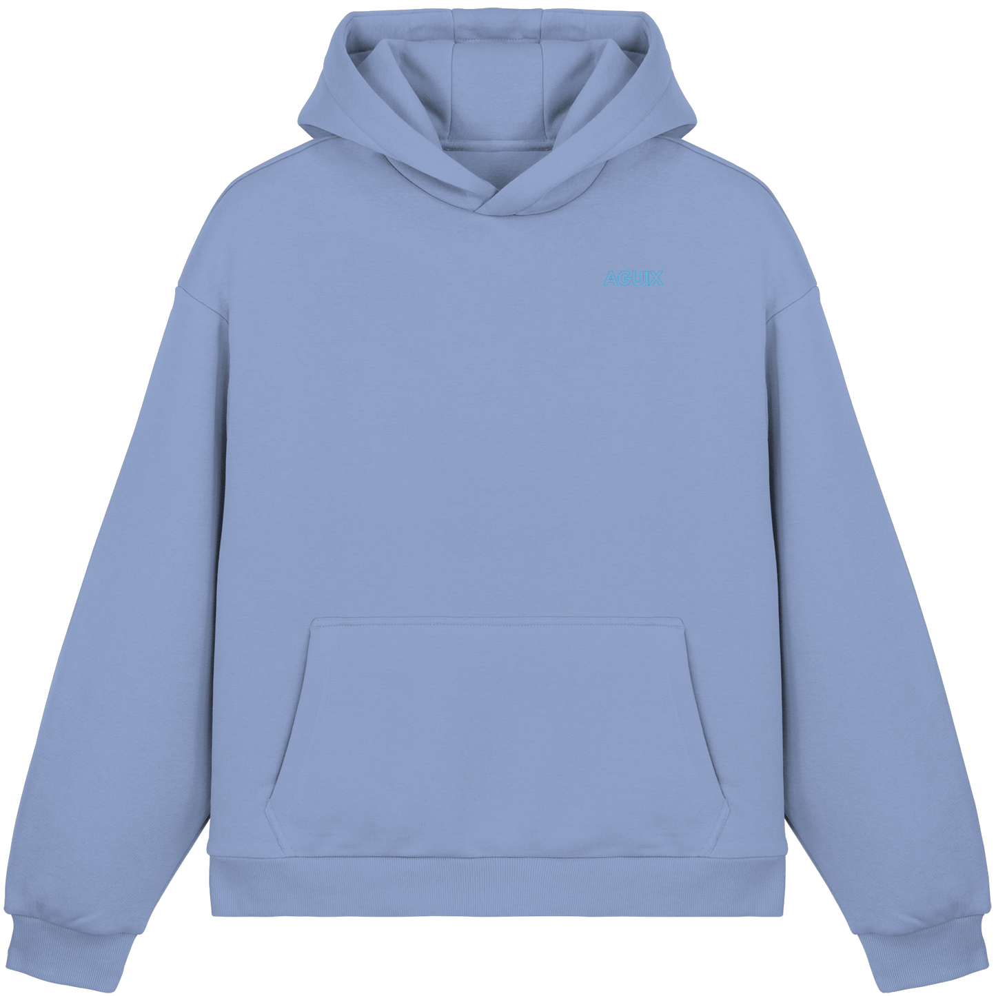 Aguix Basic - Sudadera con capucha corta afelpada