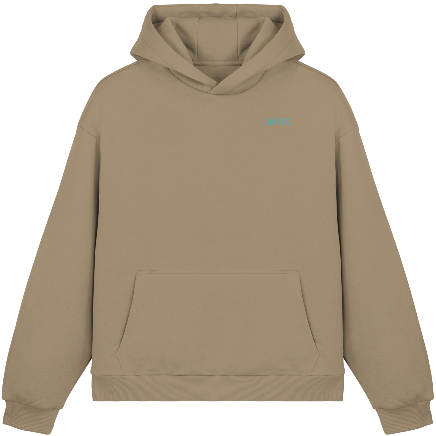Aguix Basic - Sudadera con capucha corta afelpada