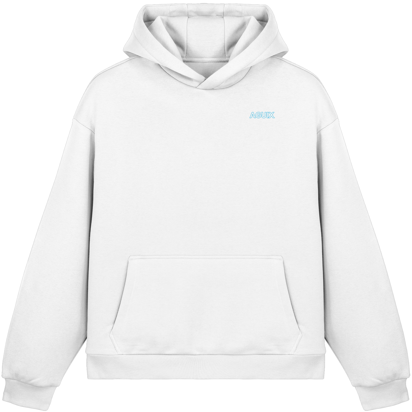 Aguix Basic - Sudadera con capucha corta afelpada