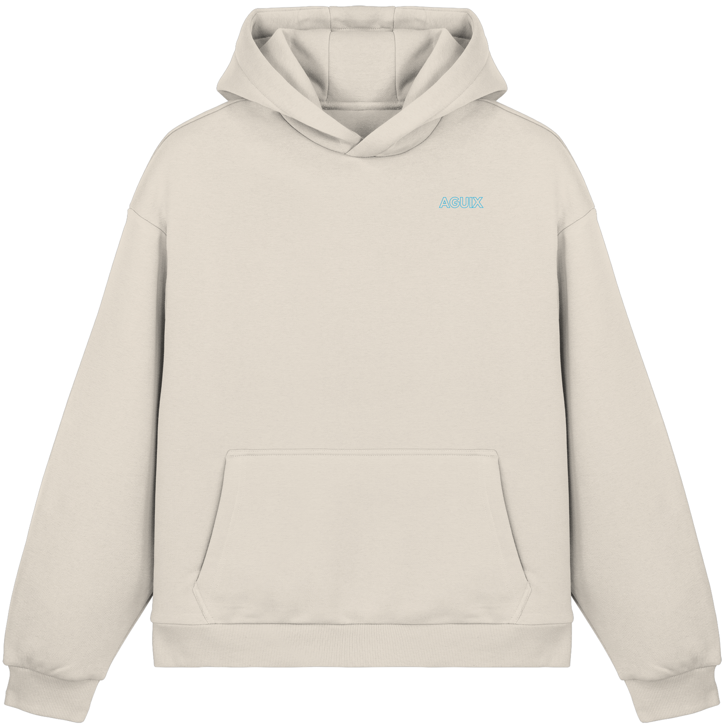 Aguix Basic - Sudadera con capucha corta afelpada