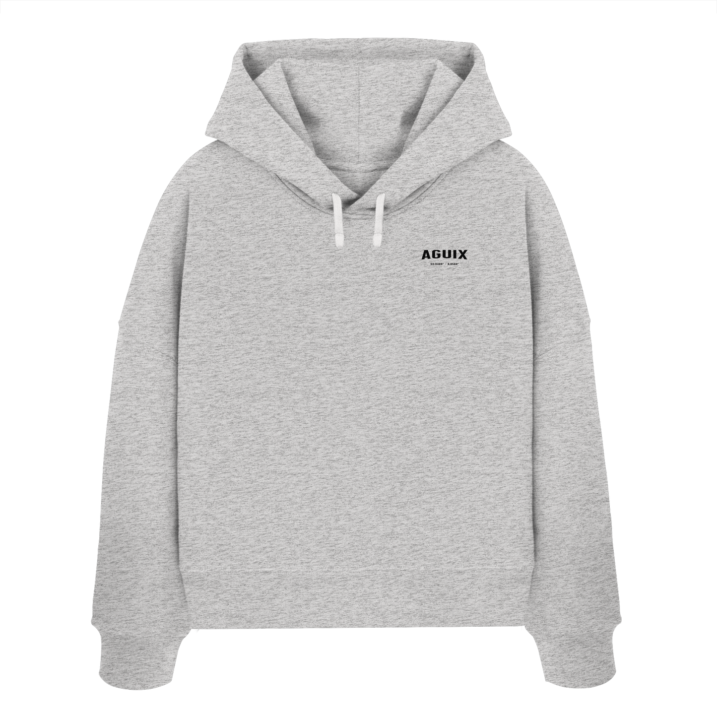Never Static - Sudadera con Capucha Orgánica de Corte Ancho para Mujer