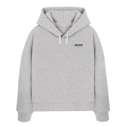 Never Static - Sudadera con Capucha Orgánica de Corte Ancho para Mujer