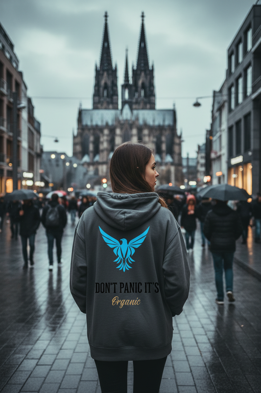 Don't Panic - Womens Organic Hoodie B&C in Köln