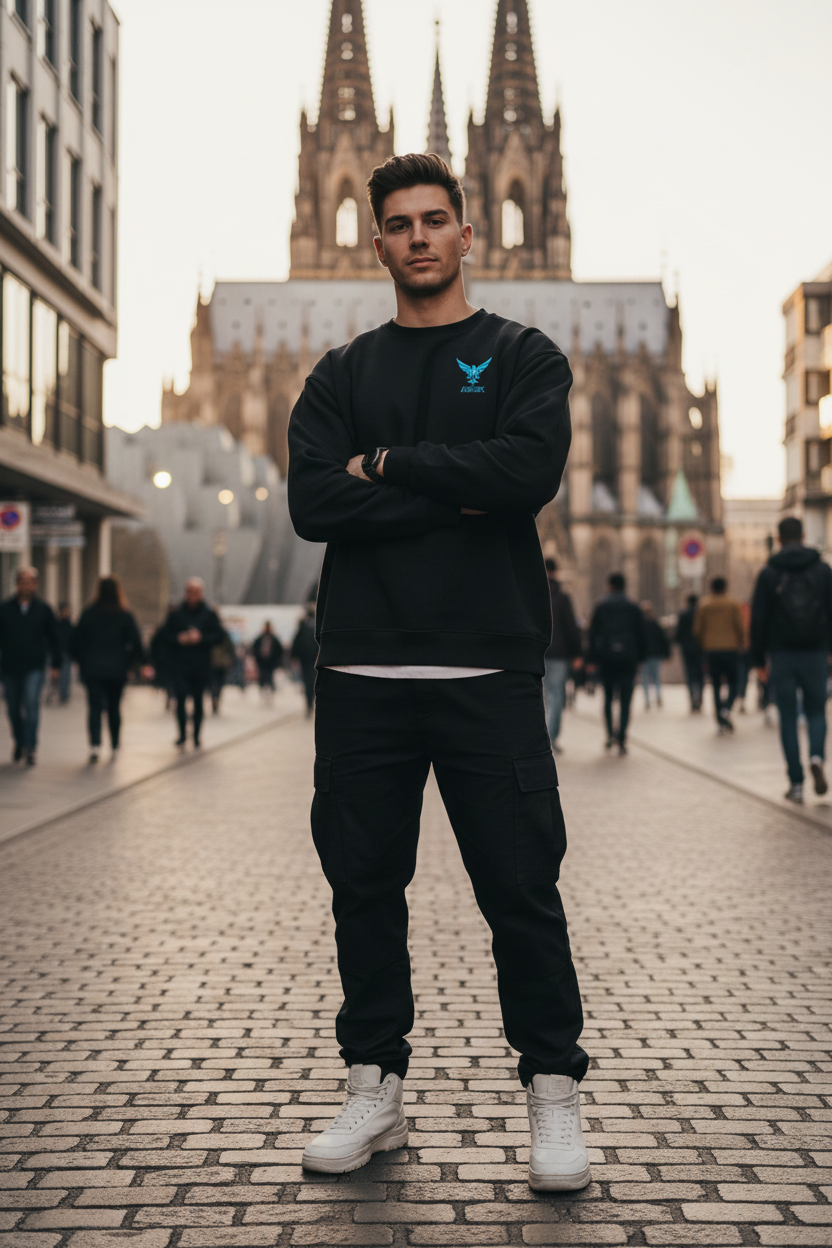 Aguix Basic - Organic Basic Unisex Sweatshirt Lifestyle Köln