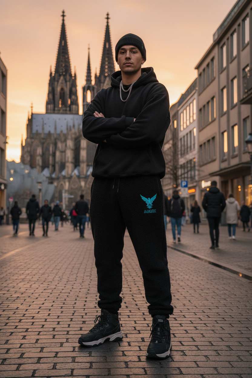 Aguix Basic - Fluffy Sweatpants Lifestyle Köln